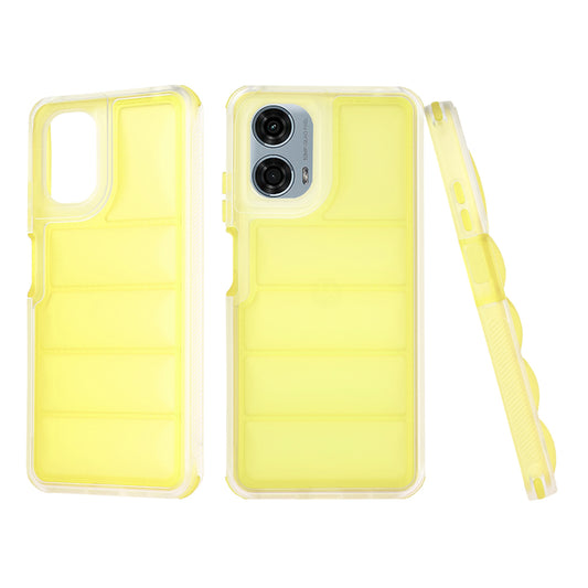 Husa pentru Motorola Moto G24 Power, Techsuit, Wave Shield, Galbena