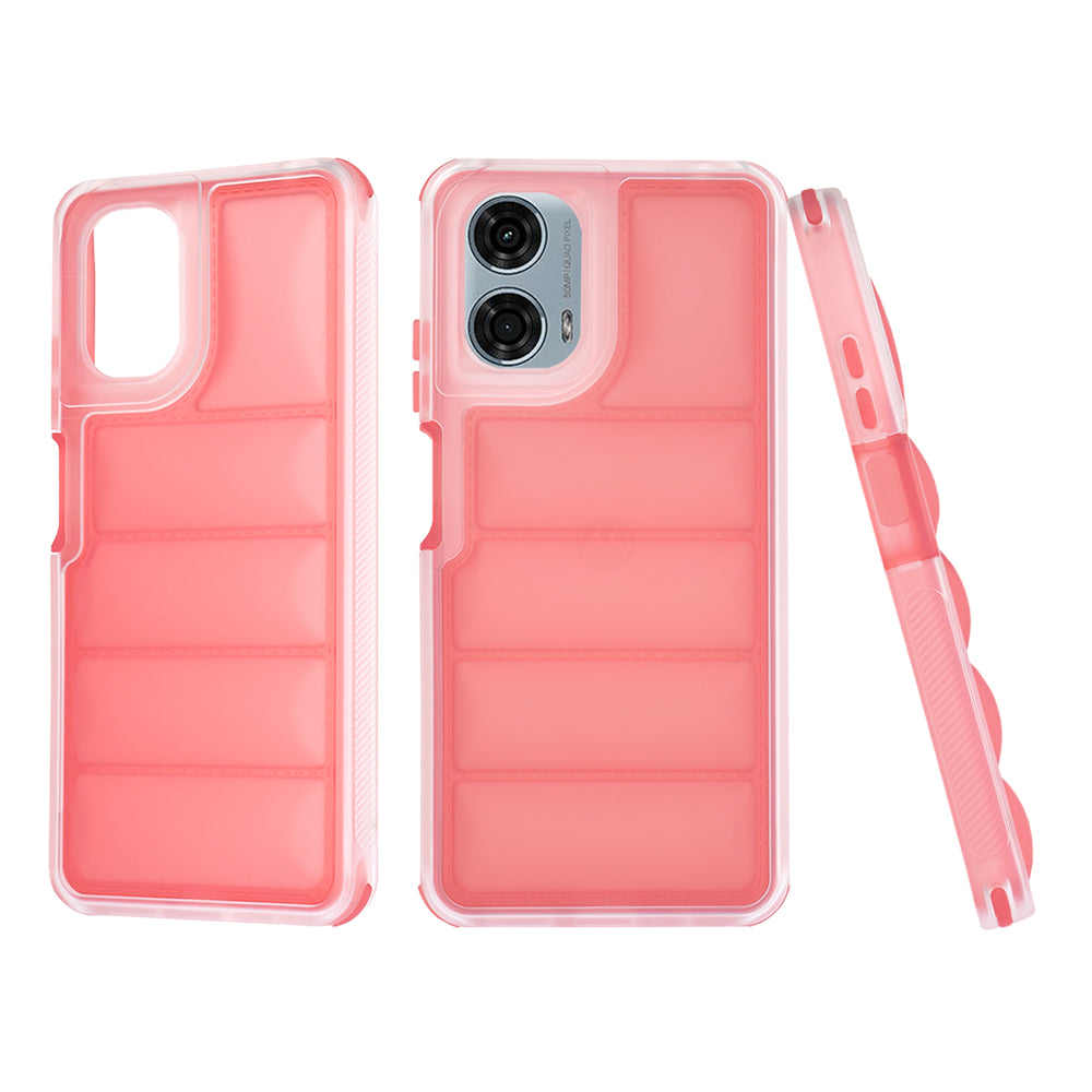 Husa pentru Motorola Moto G24 Power, Techsuit, Wave Shield, Rosie