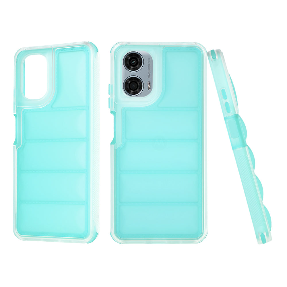 Husa pentru Motorola Moto G24 Power, Techsuit, Wave Shield, Turcoaz
