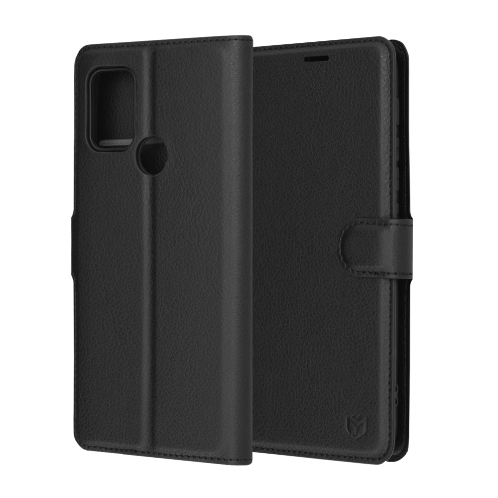 Husa pentru Motorola Moto G30 / G20 / G10, Techsuit, Leather Folio, Neagra