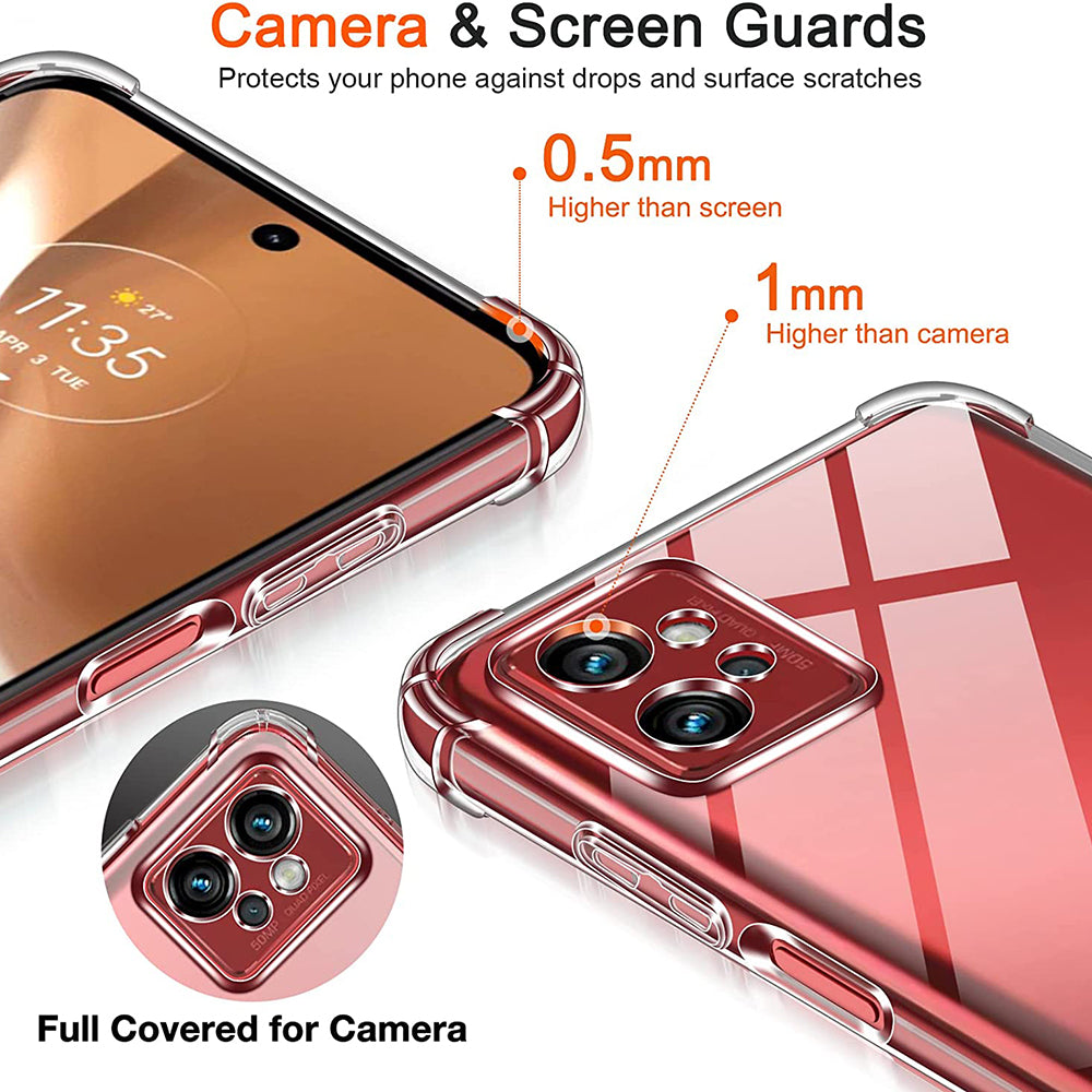 Husa pentru Motorola Moto G32, Techsuit, Shockproof Clear, Transparenta