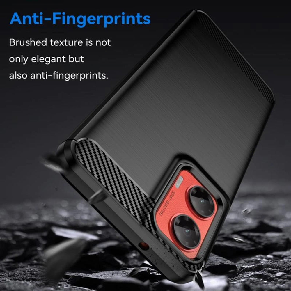 Husa pentru Motorola Moto G35, Techsuit, Carbon, Neagra