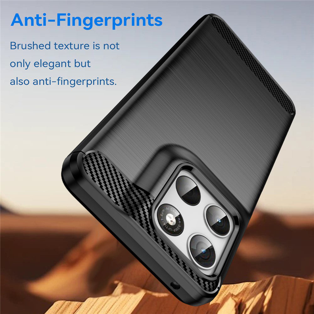 Husa pentru Motorola Moto G47 / G37 Power / G37 / G67 Power / G57 Power, Techsuit, Carbon, Neagra