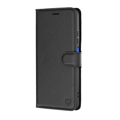 Husa pentru Motorola Moto G47 / G37 Power / G37, Techsuit, Leather Folio, Neagra