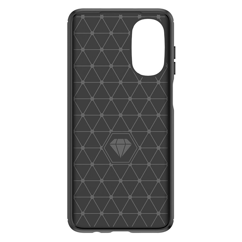 Husa pentru Motorola Moto G52 / G82, Techsuit, Carbon, Neagra