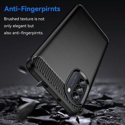 Husa pentru Motorola Moto G52 / G82, Techsuit, Carbon, Neagra