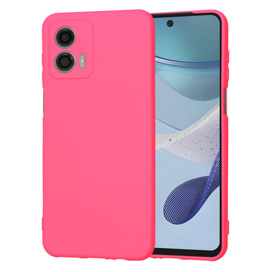 Husa pentru Motorola Moto G53, Techsuit, SoftFlex, Roz Inchis