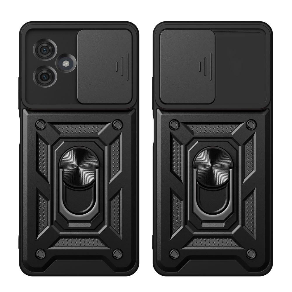 Husa pentru Motorola Moto G54, Techsuit, CamShield, Neagra
