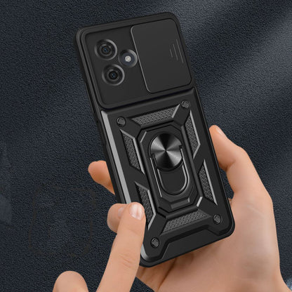 Husa pentru Motorola Moto G54, Techsuit, CamShield, Neagra