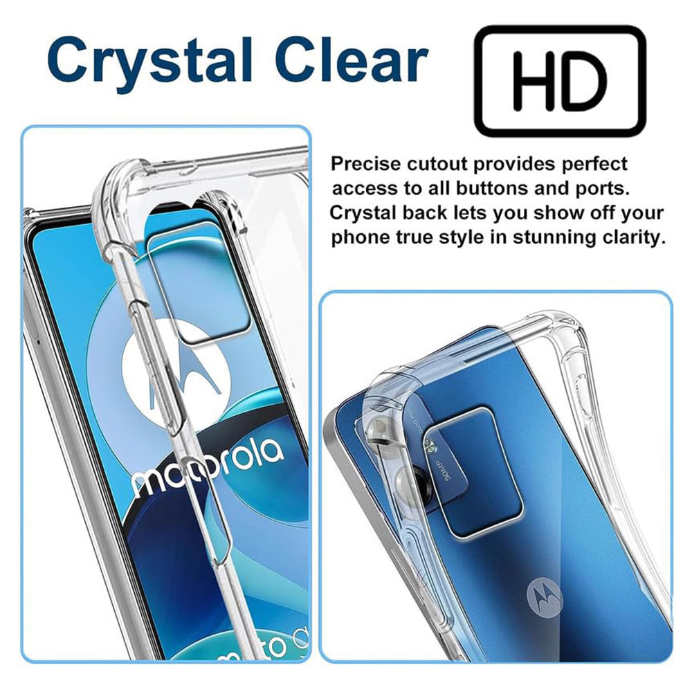Husa pentru Motorola Moto G54, Techsuit, Shockproof Clear, Transparenta
