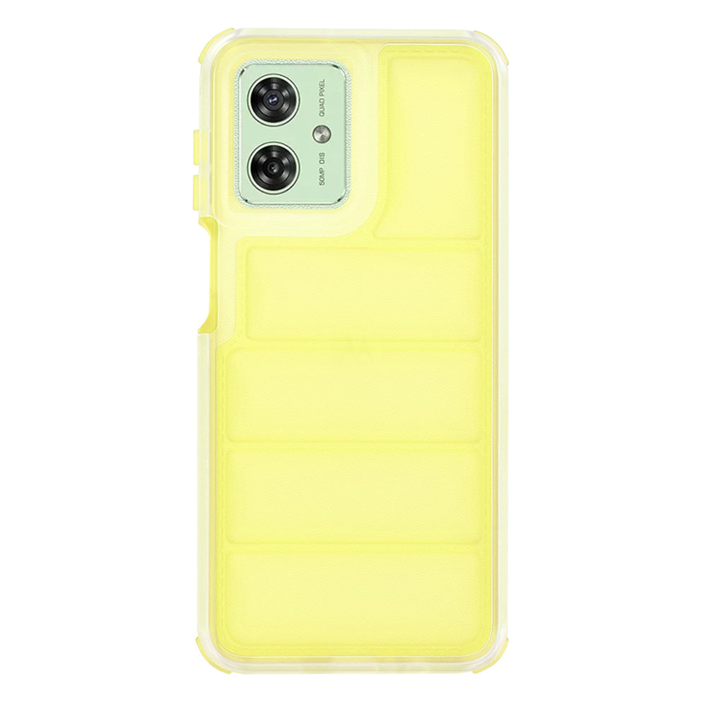 Husa pentru Motorola Moto G54, Techsuit, Wave Shield, Galbena