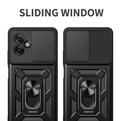 Husa pentru Motorola Moto G55, Techsuit, CamShield, Albastra