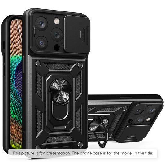Husa pentru Motorola Moto G56, Techsuit, CamShield, Neagra