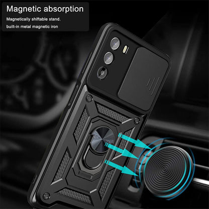 Husa pentru Motorola Moto G62 5G, Techsuit, CamShield, Neagra