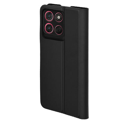 Husa pentru Motorola Moto G67 Power / G57 Power, Techsuit, Magskin Book, Neagra