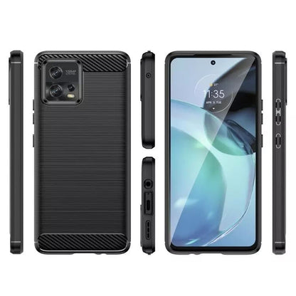 Husa pentru Motorola Moto G72, Techsuit, Carbon, Neagra