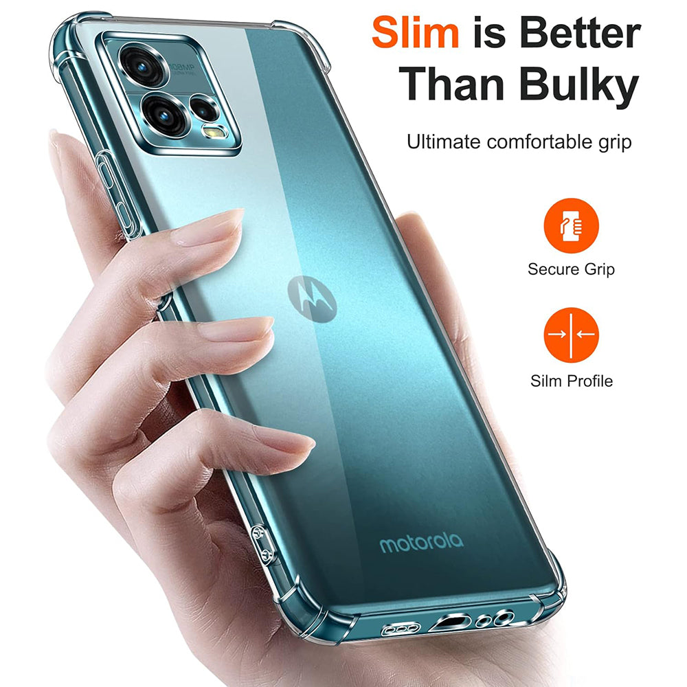 Husa pentru Motorola Moto G72, Techsuit, Shockproof Clear, Transparenta