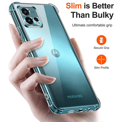 Husa pentru Motorola Moto G72, Techsuit, Shockproof Clear, Transparenta