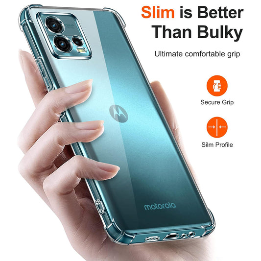 Husa pentru Motorola Moto G72, Techsuit, Shockproof Clear, Transparenta