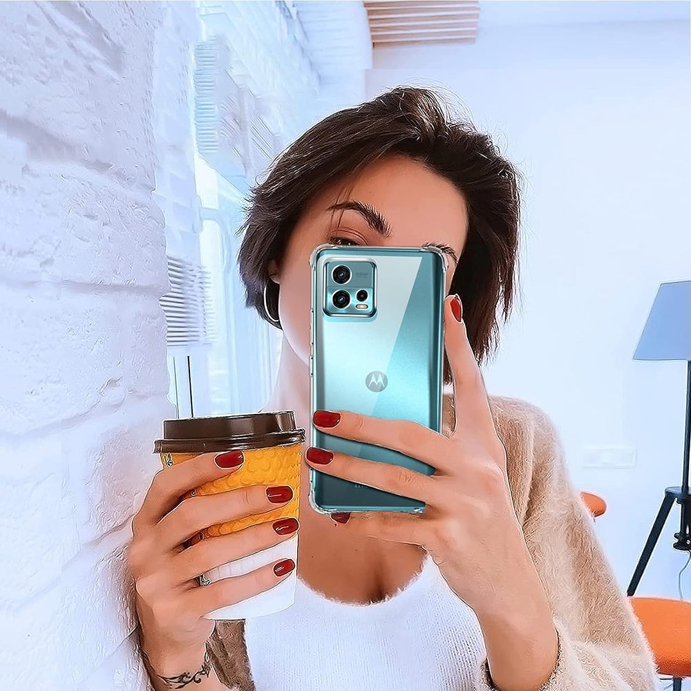 Husa pentru Motorola Moto G72, Techsuit, Shockproof Clear, Transparenta