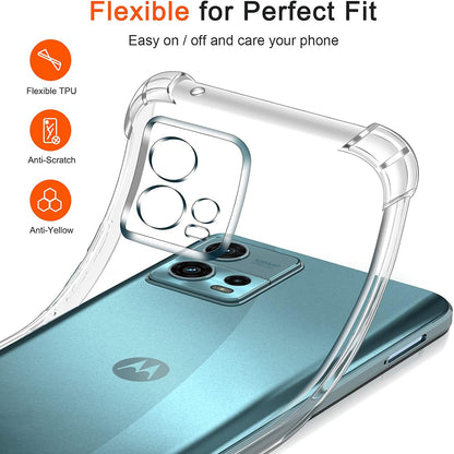 Husa pentru Motorola Moto G72, Techsuit, Shockproof Clear, Transparenta