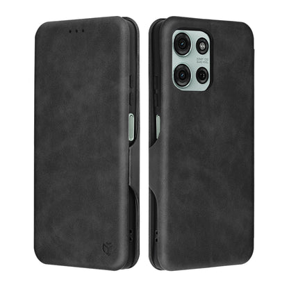 Husa pentru Motorola Moto G75, Techsuit, Safe Wallet Plus, Neagra