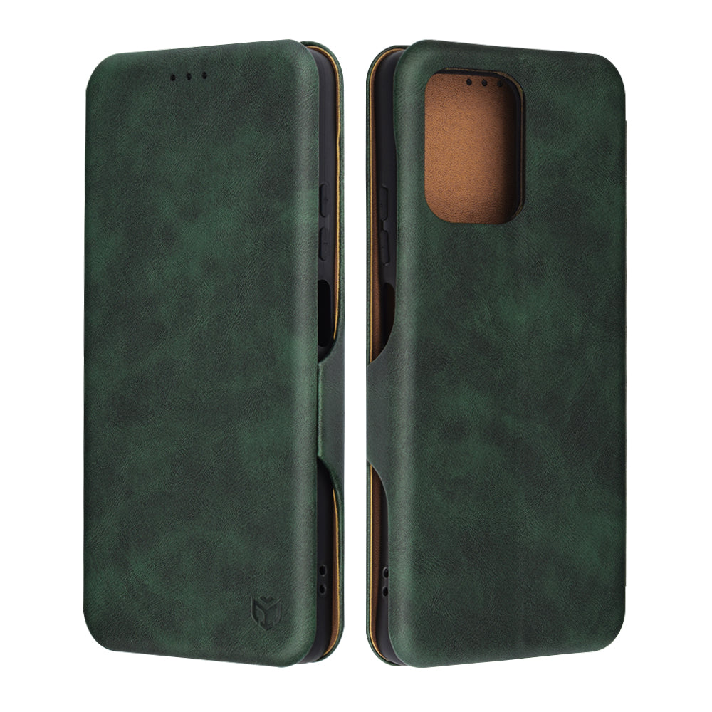 Husa pentru Motorola Moto G75, Techsuit, Safe Wallet Plus, Verde