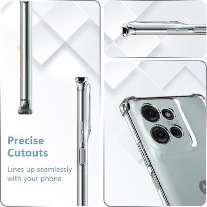 Husa pentru Motorola Moto G75, Techsuit, Shockproof Clear, Transparenta