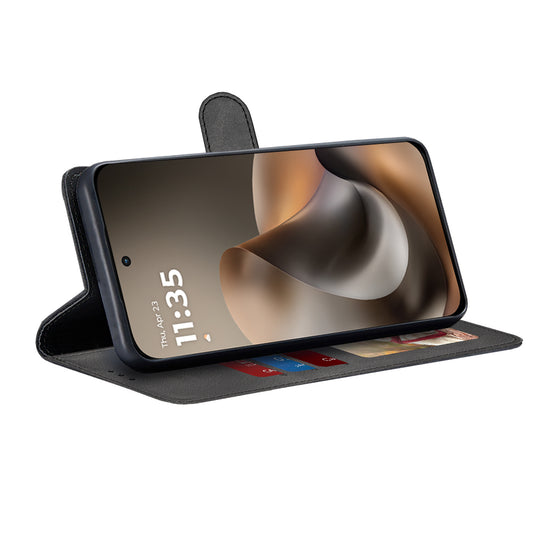 Husa pentru Motorola Moto G77 / G67, Techsuit, Diary Book, Neagra