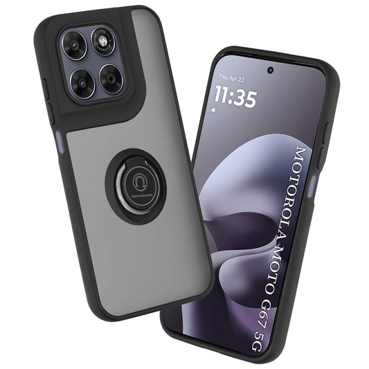 Husa pentru Motorola Moto G77 / G67, Techsuit, Glinth, Neagra