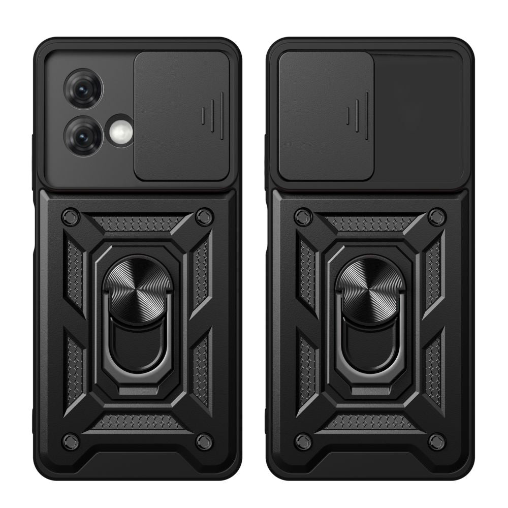 Husa pentru Motorola Moto G84, Techsuit, CamShield, Neagra
