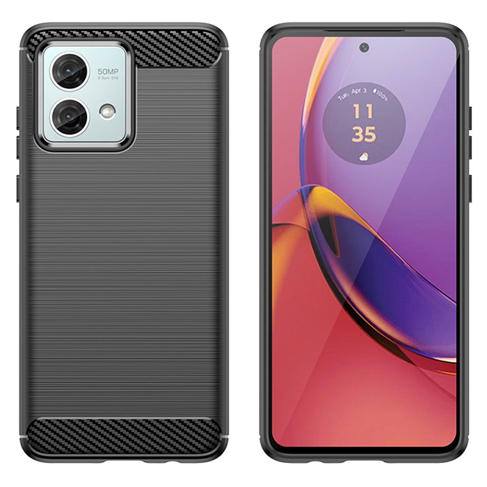 Husa pentru Motorola Moto G84, Techsuit, Carbon, Neagra