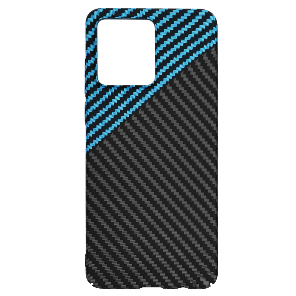 Husa pentru Motorola Moto G84, Techsuit, Carbonite FiberShell, Neagra Bleu