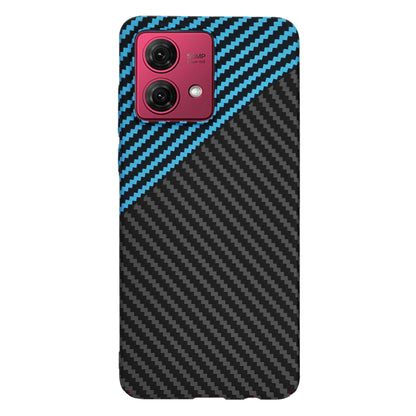 Husa pentru Motorola Moto G84, Techsuit, Carbonite FiberShell, Neagra Bleu