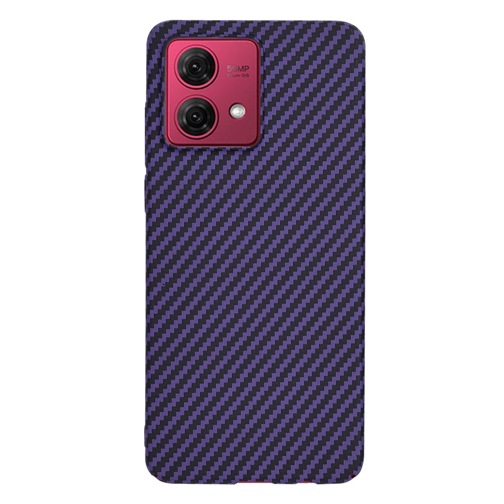 Husa pentru Motorola Moto G84, Techsuit, Carbonite FiberShell, Mov