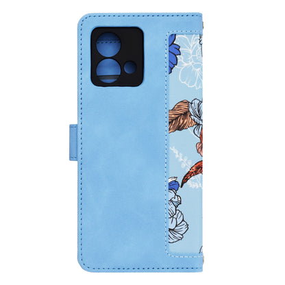 Husa pentru Motorola Moto G84, Techsuit, FlipCraft, Bleu
