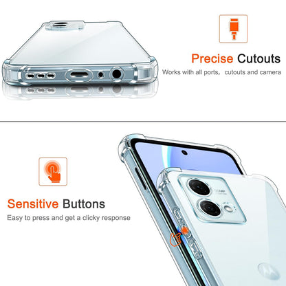 Husa pentru Motorola Moto G84, Techsuit, Shockproof Clear, Transparenta