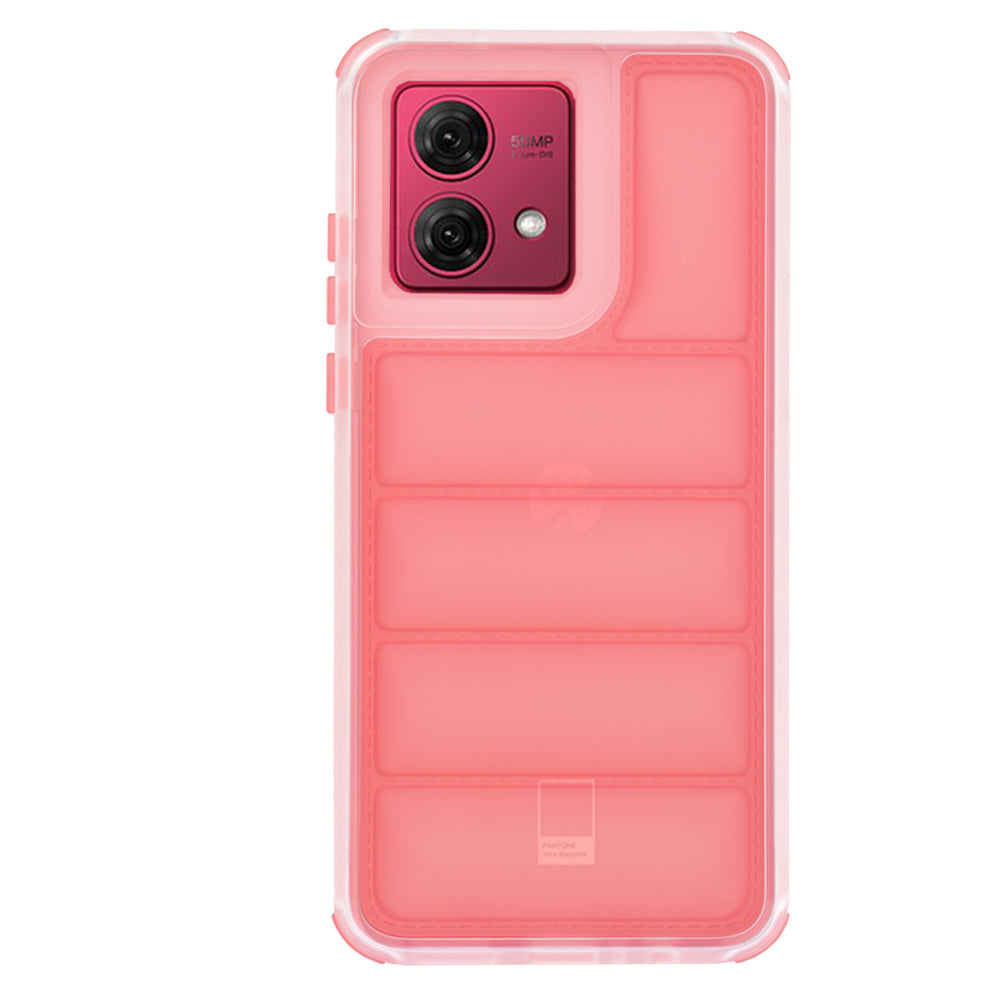 Husa pentru Motorola Moto G84, Techsuit, Wave Shield, Rosie
