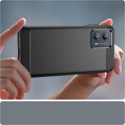 Husa pentru Motorola Moto G85, Techsuit, Carbon, Neagra