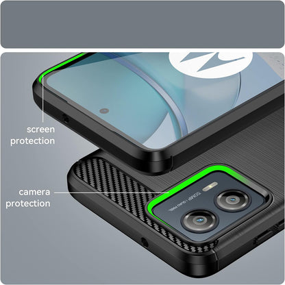 Husa pentru Motorola Moto G85, Techsuit, Carbon, Neagra