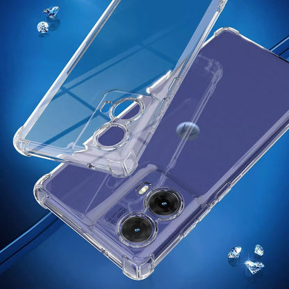 Husa pentru Motorola Moto G85, Techsuit, Shockproof Clear, Transparenta