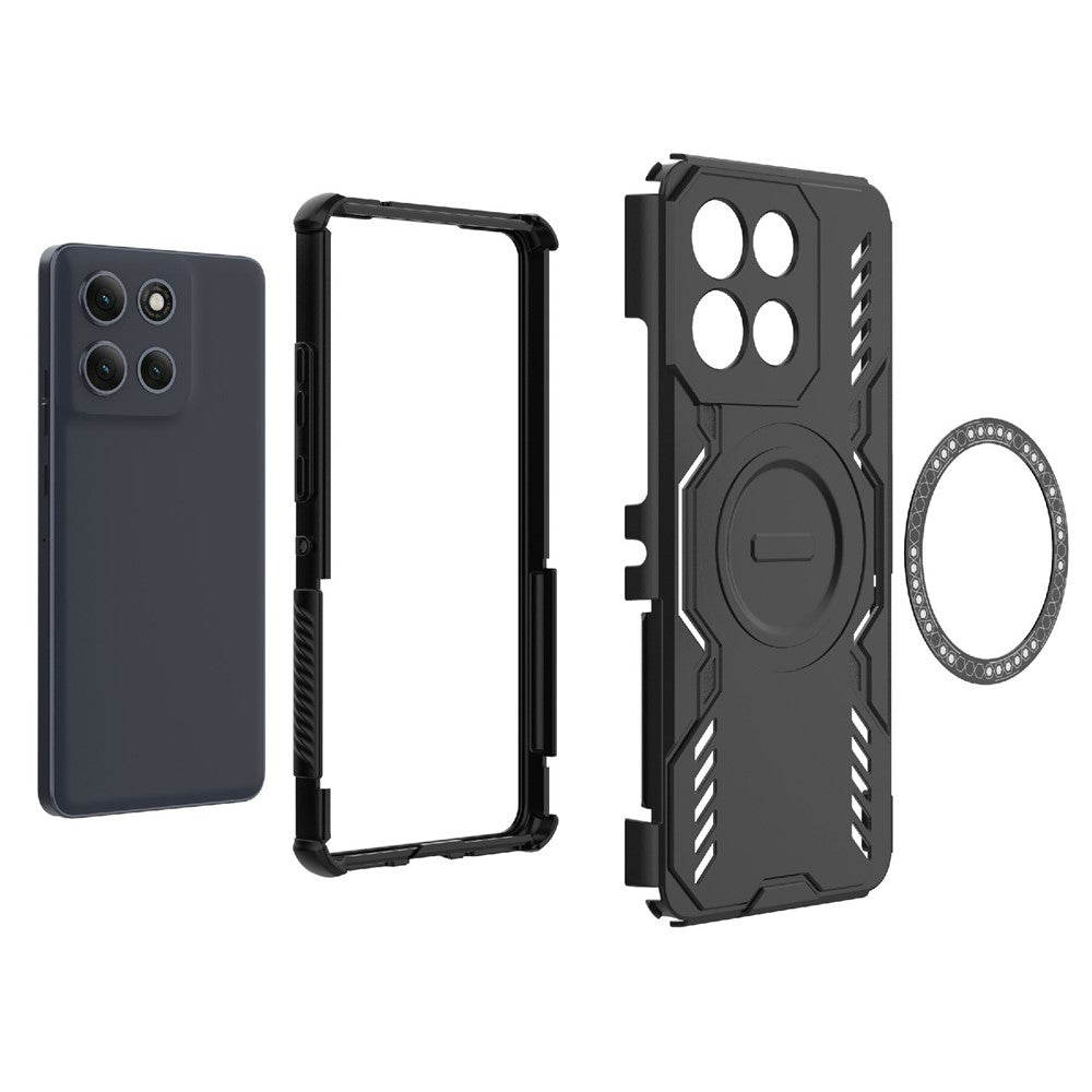 Husa MagSafe pentru Motorola Moto G86 Power, Techsuit, ArmorMag, Albastra