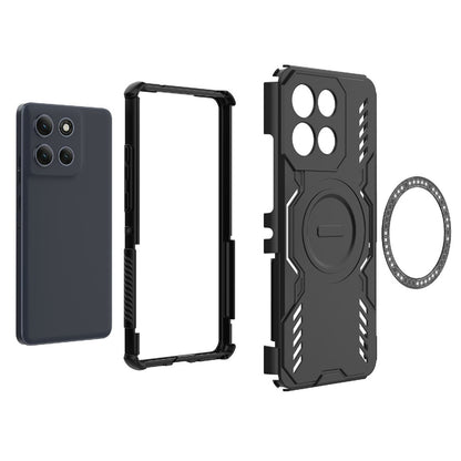 Husa MagSafe pentru Motorola Moto G86 Power, Techsuit, ArmorMag, Albastra