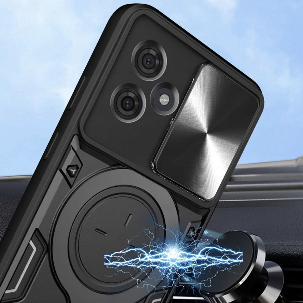 Husa pentru Motorola Moto G86 Power, Techsuit, CamGuard Pro, Neagra