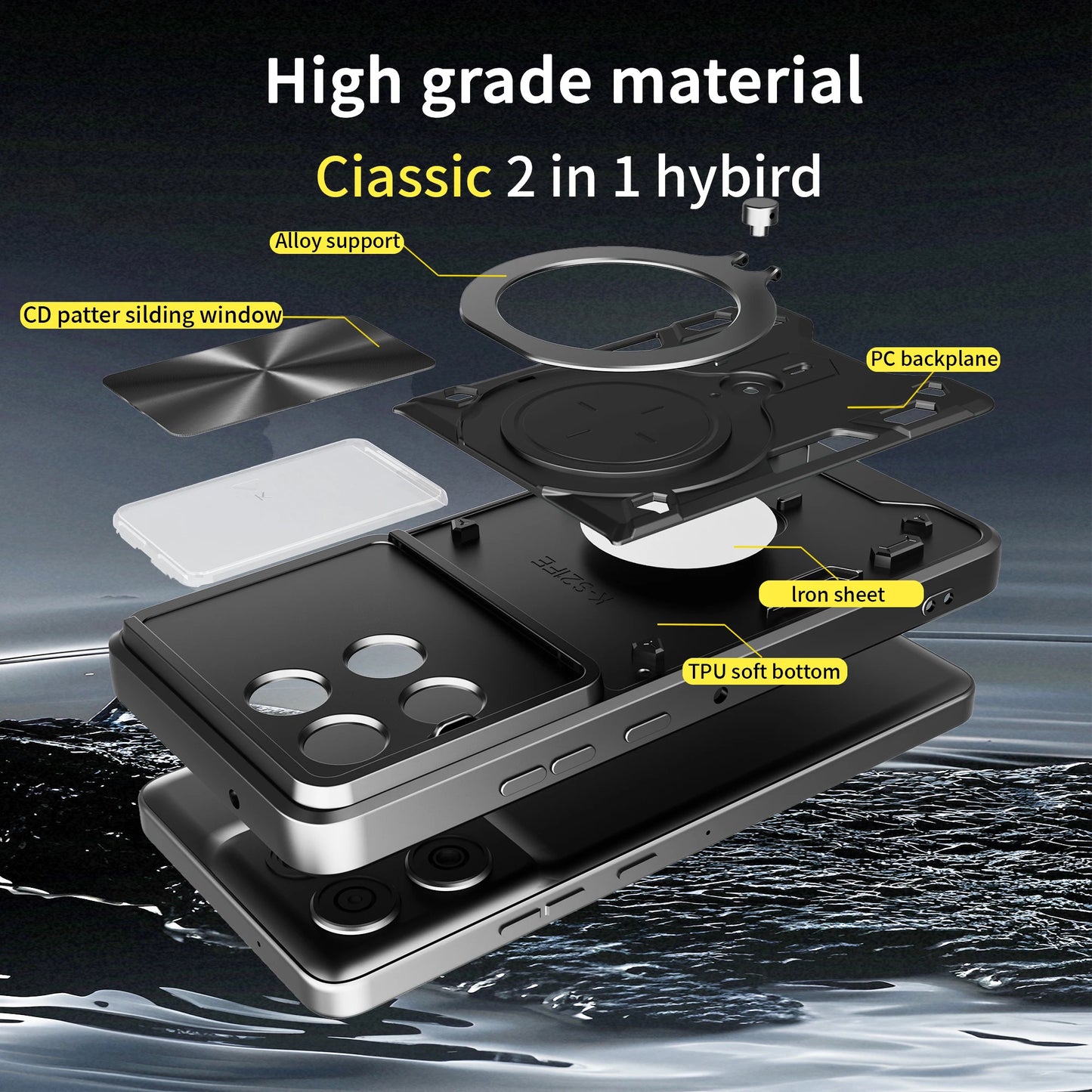 Husa pentru Motorola Moto G86, Techsuit, CamGuard Pro, Albastra