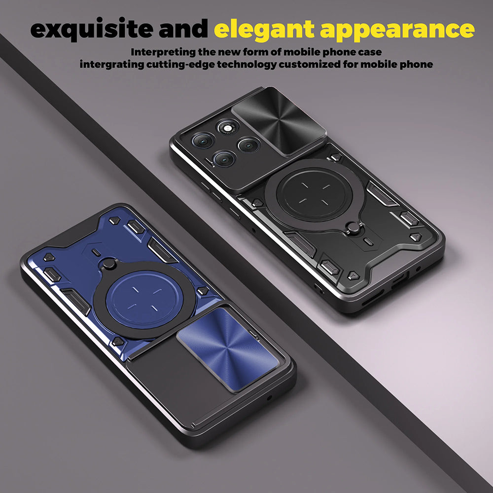 Husa pentru Motorola Moto G86, Techsuit, CamGuard Pro, Albastra