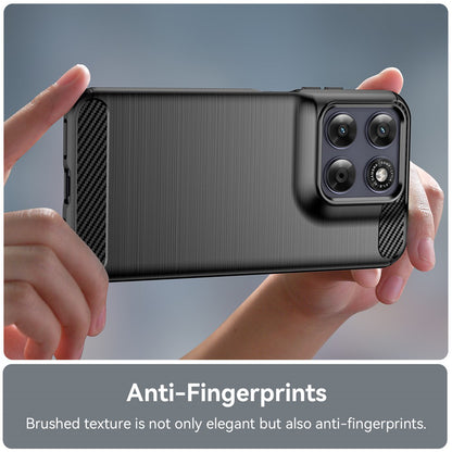Husa pentru Motorola Moto G87, Techsuit, Carbon, Neagra