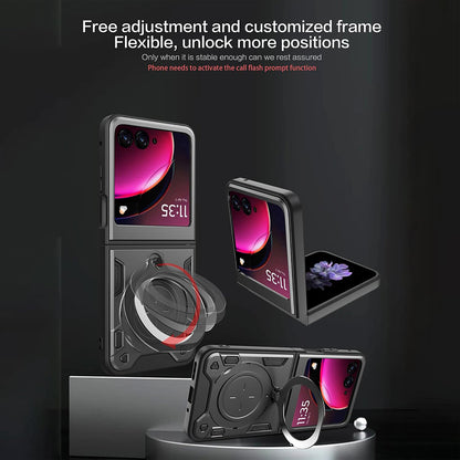 Husa pentru Motorola Razr 60 / Razr 50, Techsuit, CamGuard Pro, Neagra