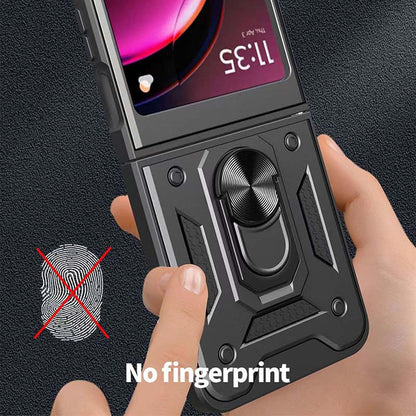 Husa pentru Motorola Razr 60 / Razr 50, Techsuit, CamShield, Neagra