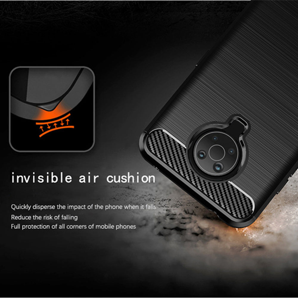 Husa pentru Nokia G10 / G20, Techsuit, Carbon, Neagra
